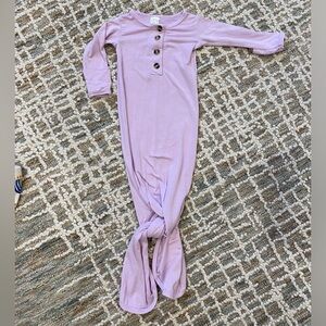 Lou Lou & Company pink baby gown